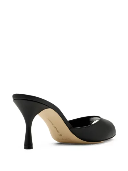 Papuci tip mules Manolo Blahnik negru
