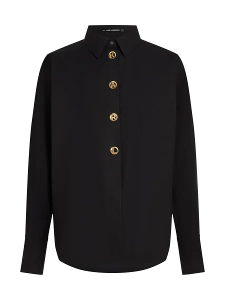 Karl Lagerfeld Bluză negru