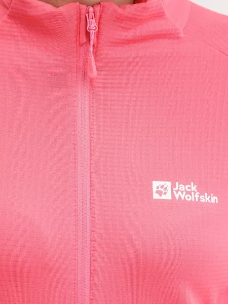Jack Wolfskin sportos pulóver Kolbenberg rózsaszín