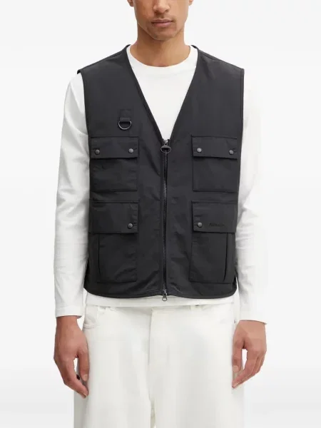 Vestă Barbour negru