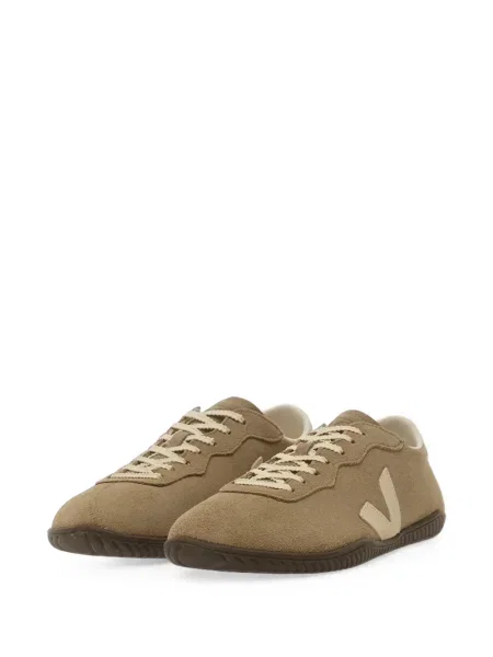 Sneakerși Veja din piele de căprioară maro