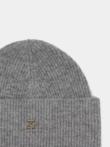 Шапка Tommy Hilfiger серая