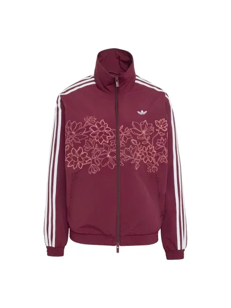 ADIDAS ORIGINALS Geacă de primăvară-toamnă Firebird roșu vin / roșu pepene alb