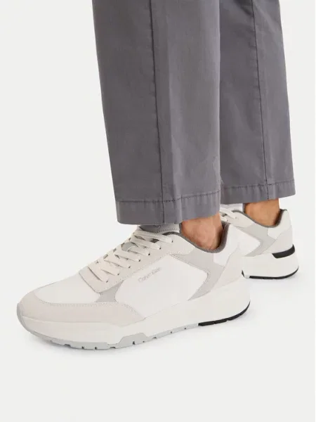 Tenisice Calvin Klein City Runner Laceup Ny-Su Krem