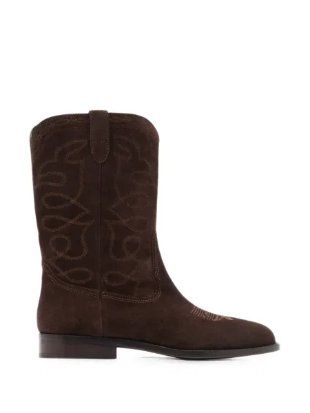 Botine Loeffler Randall din piele de căprioară maro