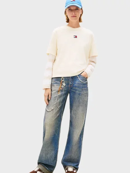 Футболка Tommy Jeans желтая
