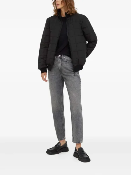 Карирани дънки straight leg Levi's® с шипове кафяво