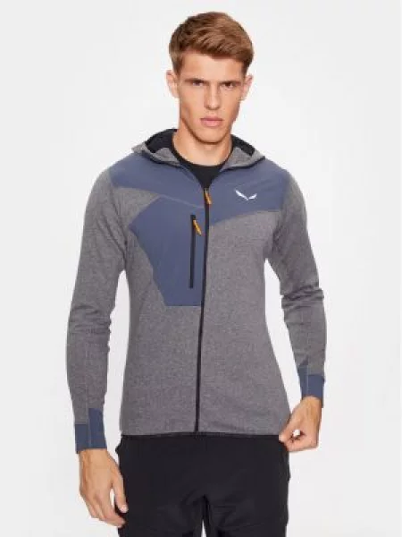 Športni pulover Salewa Puez 2 Dry s kapuco siva