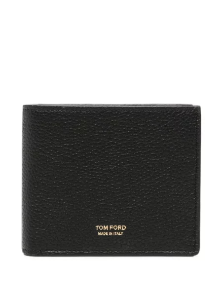 Portofel Tom Ford din piele cu imagine negru
