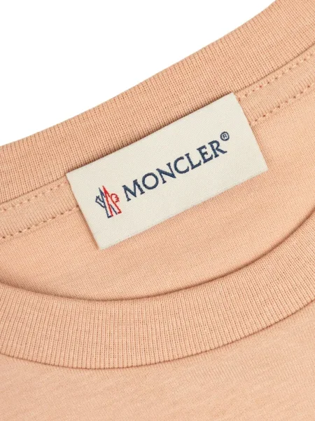 Dětské tričko Moncler Enfant růžové
