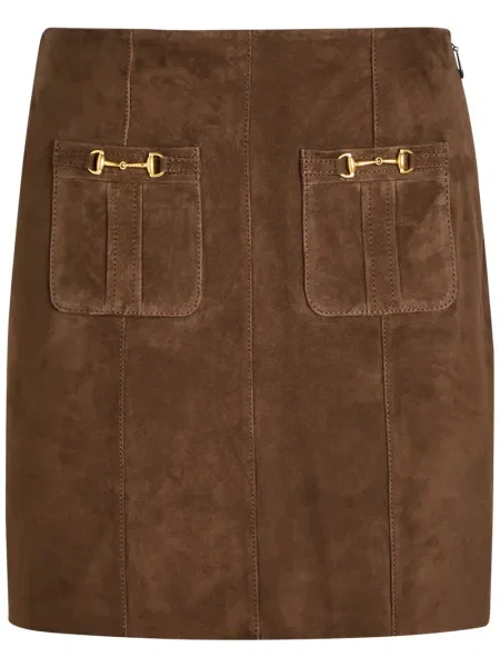 Mała mały spódnica mini Rixo brązowa