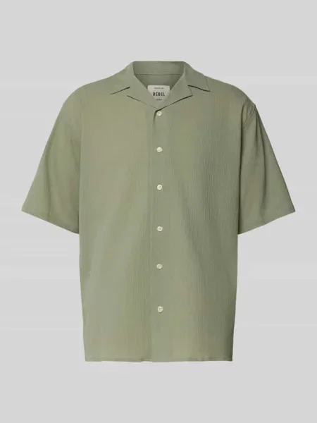 Koszula casualowa o kroju regular fit z fakturowanym wzorem model ‘FELIX’ Redefined Rebel