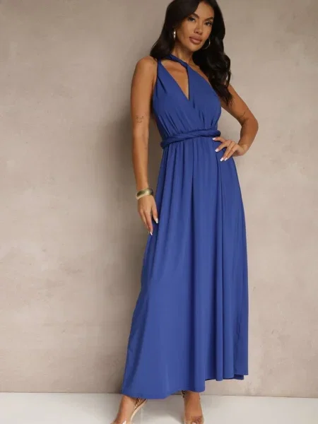 Rochie Lilovea albastră