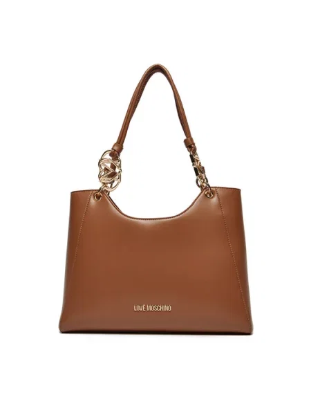 Kabelka Love Moschino hnedá