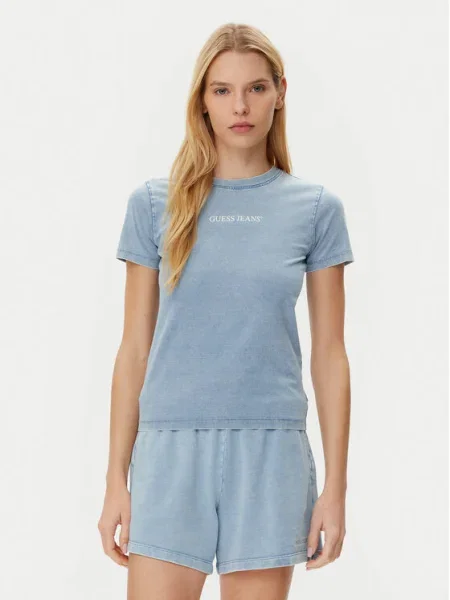 Guess Jeans Tricou albastru