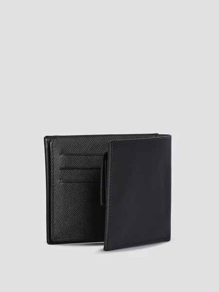 Кожаный кошелек Karl Lagerfeld черный