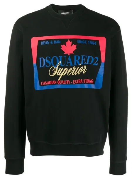 Hanorac Dsquared2 cu autograf negru