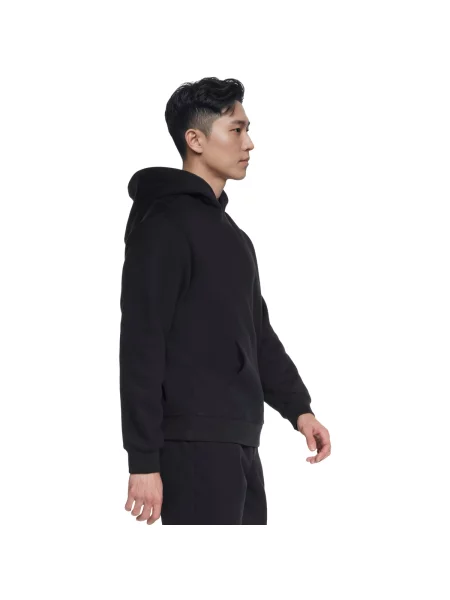 Hanorac cu glugă Skechers negru