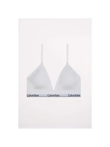 Calvin Klein Underwear Podprsenka světle šedá / černá bílá