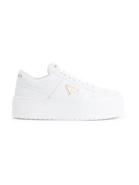 Sneakersy Prada skórzane białe