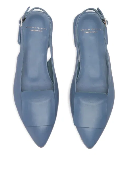 Papuci tip mules Officine Creative albastru