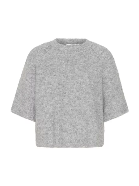 Sweter Kaffe wełniany szary