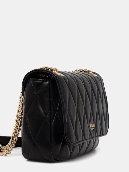 Twinset crossbody torbica črna