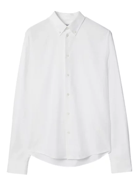 Cămașă Burberry din țesătură twill alb