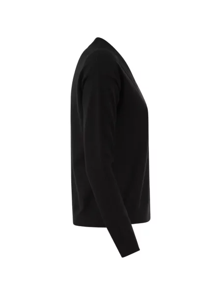 Pulover Weekend Max Mara cu decolteu în V negru