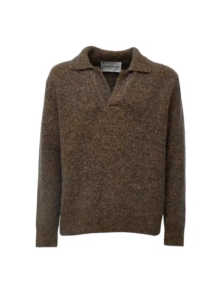 Dzianinowy sweter Amaránto brązowy