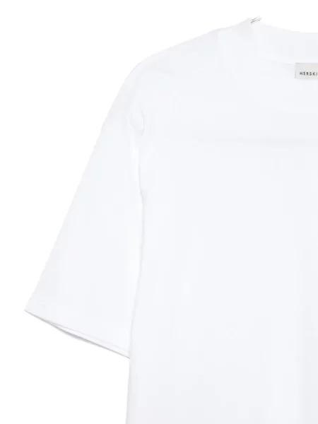 Tricou Herskind scurt alb