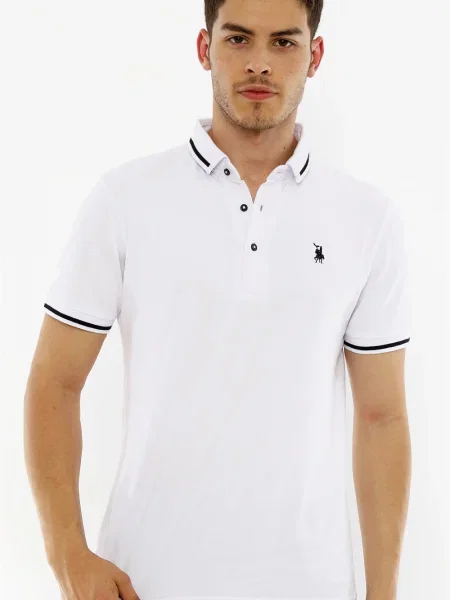Koszulka polo Dewberry biała