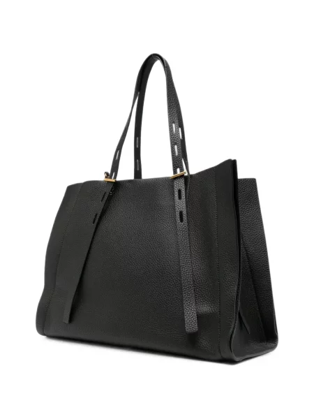 Geantă shopper Minobossi din piele negru