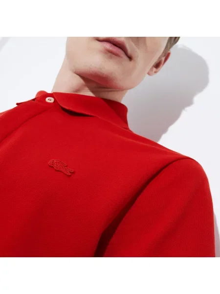 Поло Lacoste красное