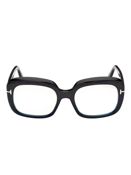 Ochelari de soare Tom Ford Eyewear cu imprimeu geometric negru