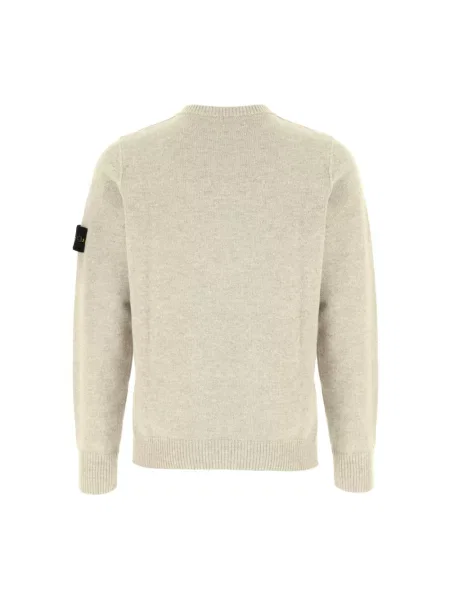 Sweter Stone Island z kamieniami beżowy