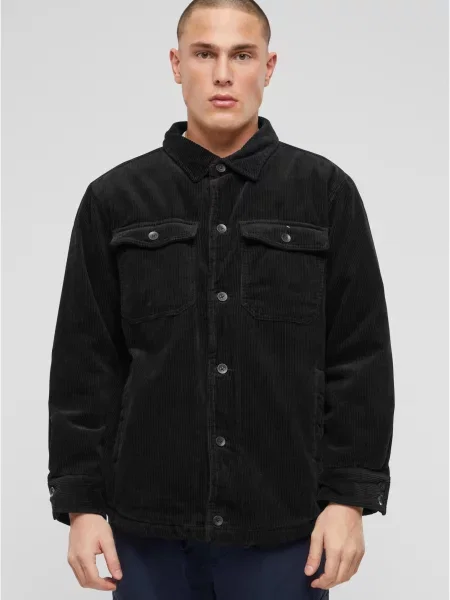 Geacă Brandit de catifea cord negru