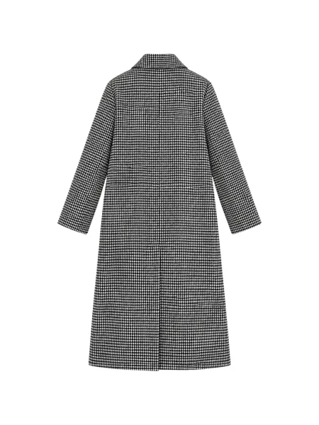 Palton Seventy cu model pepito negru