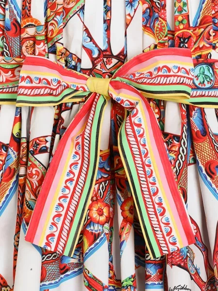 Sukienka dziecięca Dolce And Gabbana biała