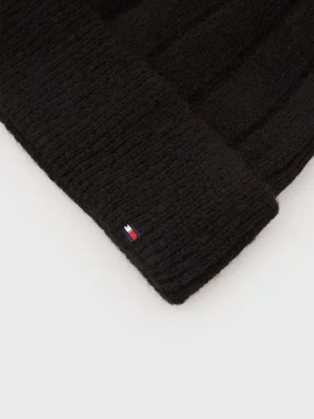Шапка Tommy Hilfiger чорна