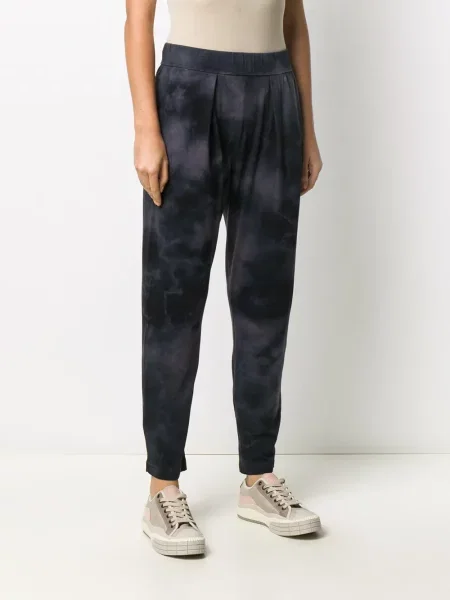 Sportske hlače Raquel Allegra tie-dye veze crna