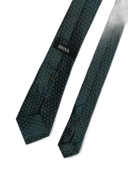 Cravată Zegna de mătase verde