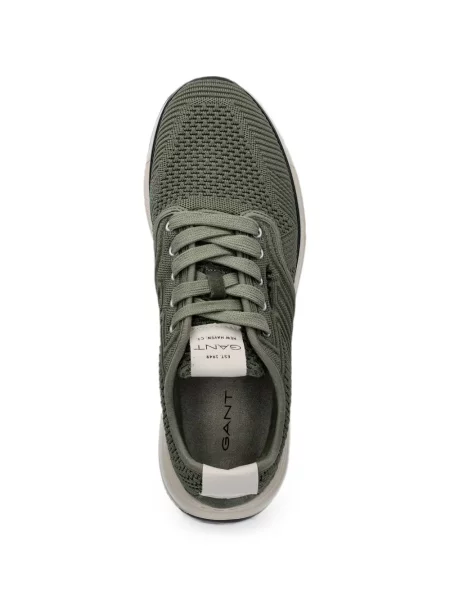 Fűzős csipkés sneaker Gant zöld