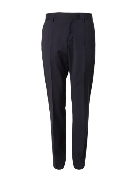 BOSS Pantaloni cu dungă marin albastru