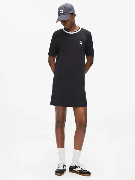 Karl Lagerfeld sukienka mini prosta czarny