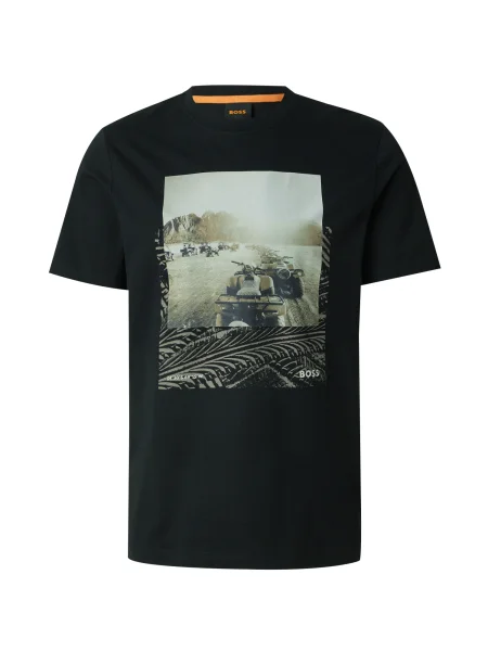 BOSS Póló Te_Dunetrace fekete
