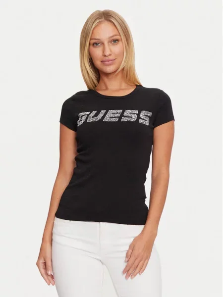 Guess T-Shirt czarny
