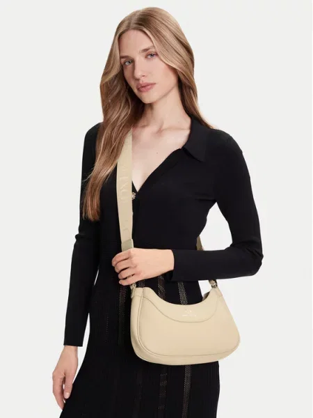 Torebka Armani Exchange beżowa