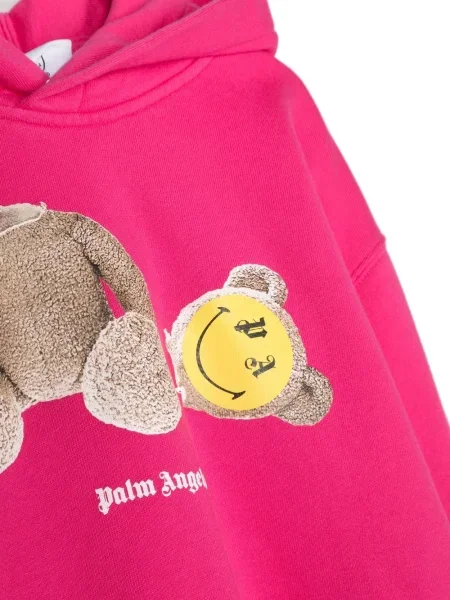 Bluza z kapturem dziecięca Palm Angels różowa