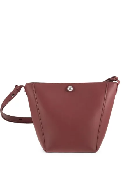 Geantă de călătorie Weekend Max Mara din piele roșu